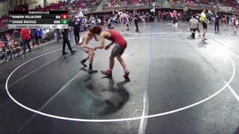 132 lbs Champ. Round 1 - Ramon Villalobs, Madison vs Chase Rocole, Millard South Wrestling Club