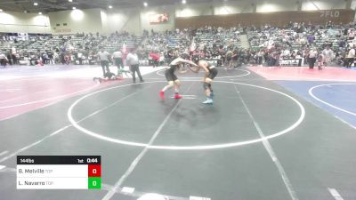 144 lbs Consi Of 8 #2 - Brody Melville, Top Fuelers WC vs Luis Navarro, Top Fuelers WC