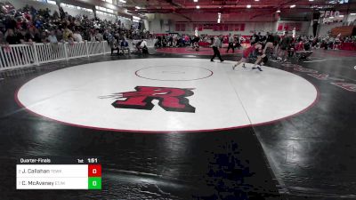 126 lbs Quarterfinal - Jack Callahan, Tewksbury vs Collin McAveney, Essex Tech/Masco Co-Op