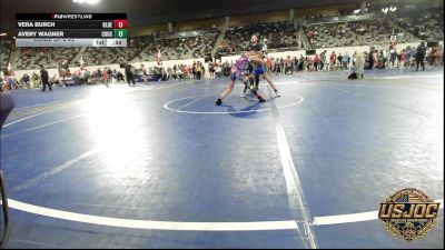 81 lbs Consi Of 8 #2 - Vera Burch, Blue Devil Wrestling vs Avery Wagner, Choctaw Ironman Youth Wrestling