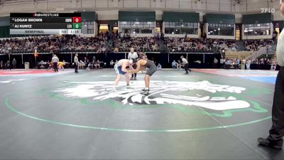 157-4A/3A Semifinal - AJ Kuntz, Leonardtown vs Logan Brown, Northwest