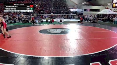 6A 126 lbs Quarterfinal - Alijah Macias, Nampa vs Cole Chugg, Rocky Mountain