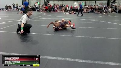 92 lbs Round 2 (4 Team) - Brody Mayfield, PA Alliance vs Dylan Thomas, Mat Warriors Red