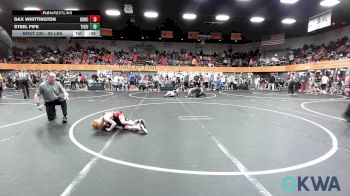 55 lbs Quarterfinal - Dax Whittington, Duncan Demon Wrestling vs Steel Fife, Tecumseh Youth Wrestling