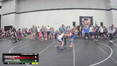 Round 3 - Virginia Fraser, Palmetto State Wrestling vs Thomas Bone Iv, Cane Bay Cobras