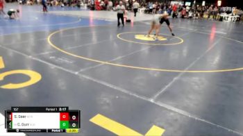 157 lbs Cons. Round 2 - Caleb Durr, Augustana (SD) vs Skyler Geer, Newman