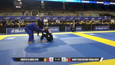 Ahmed Yosan Richard Thomas White vs Roberto De Abreu Filho 2026 Pan Jiu Jitsu IBJJF Championship