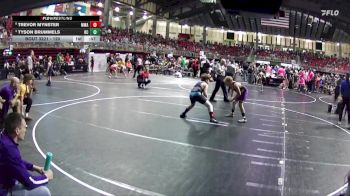 120 lbs Quarterfinal - Tyson Brummels, Battle Creek vs Trevor Mynster, MWC Wrestling Academy
