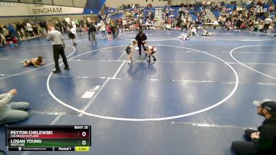 50 lbs Quarterfinal - Logan Young, Westlake vs Peyton Chelewski, Colorado Outlaws