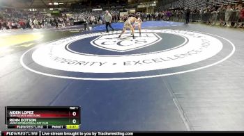 155 lbs Quarterfinal - Aiden Lopez, Team Elevate Wrestling vs Renn Dotson, Askeo International Mat Club