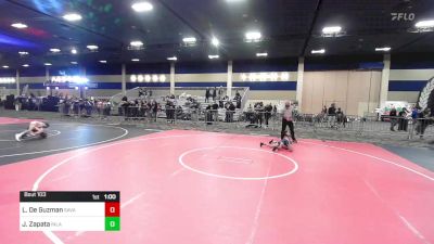 69 lbs Round Of 16 - Logan De Guzman, Savage House WC vs Jayden Zapata, Inland Elite WC