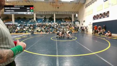 165 lbs Semifinal - Israel Robertson, Cody vs Owen Hill, Lovell