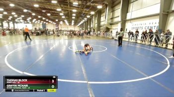 100 lbs Rd# 2 10:30am Friday - Thomas Block, Rebellion vs Griffin McNair, NCWAY National Team