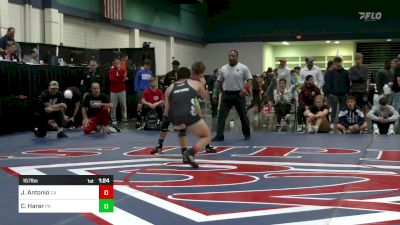 157 lbs Semifinal - Joseph Antonio, CA vs Conner Harer, PA