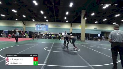 184 lbs Quarterfinal - Stephano Magny, Springfield Tech vs Kennedy Wyatt, Bellarmine