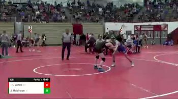 138 lbs Cons. Round 2 - Hunter Vanek, Highland vs Jacob Robinson, Jay County