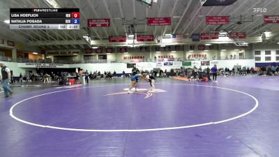 138 lbs Champ. Round 2 - Natalia Posada, Oklahoma City University vs Lisa Hoeflich, Hastings