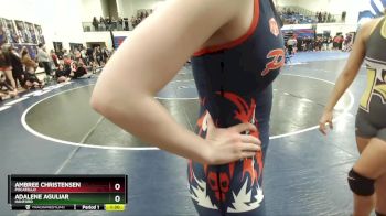 120 lbs Cons. Round 2 - Adalene Aguliar, Hanford vs Ambree Christensen, Pocatello