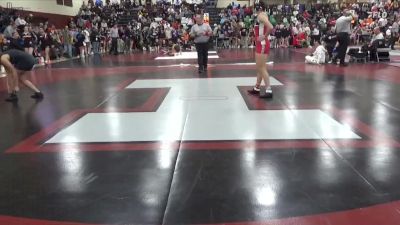 140 lbs Cons. Round 2 - Kimora Owens, Williamsburg vs Gracie Shelton, Oelwein