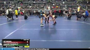 115 lbs Quarterfinal - Dawson Youngblut, Immortal Athletics WC vs Jet Brown, Odessa Youth Wrestling Club