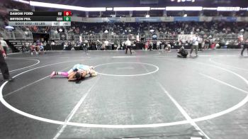 92 lbs 5th Place - Damoni Ford, PSF Wr Ac vs Bryson Feil, Cougar WC