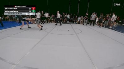 96 lbs Round 2 (6 Team) - Jack Smagalla, Iron Horse Blue vs Silas Dietrich, Steller Trained Embo