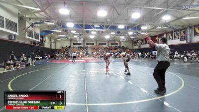 149 lbs Cons. Round 2 - Angel Anaya, Lassen College vs Esmatullah Sultani, Chabot College