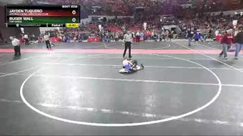 72 lbs Cons. Round 4 - Jayden Tuquero, Holmen Viking Wrestling Club vs Ruger Wall, Top Dawg