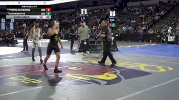 138 lbs Consolation - Vinnie Gutierrez, Fountain Valley (SS) vs Leo Maestas, Clovis North (CS)