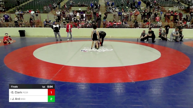 52 lbs Final - Grayson Clark, Pedraza Wrestling vs Jonah Ard, Bison ...