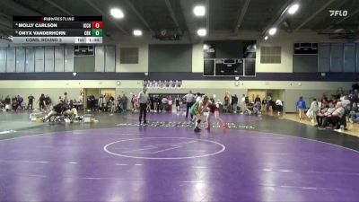 170 lbs Cons. Round 3 - Molly Carlson, Iowa City High vs Onyx VanderHorn, Cedar Rapids Kennedy