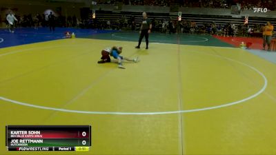 68 lbs Cons. Round 2 - Joe Rettmann, Hutchinson vs Karter Sohn, BEA (Blue Earth Area)