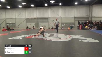 58 lbs Prelims - Gannon Wilson, POWA vs Boston Cape, Mojo Grappling
