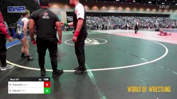 127 lbs Final - Niah Cassidy, South West Washington Wrestling Club vs Sophia Hejnal, Nor Cal Take Down