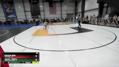 80 lbs Rd# 2 10:30am Friday - Mason Reis, PA Silver vs Brody Girch, Maryland BLACK