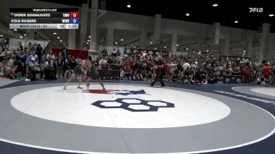 61 lbs Champ. Round 2 - Derek Guanajuato, Tar Heel Wrestling Club vs Cole Rogers, Western Colorado Wrestling Club