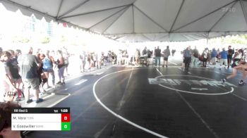 130 lbs Rr Rnd 5 - Micah Vera, Topanga - BTSLA vs Vincent Gosswiller, Norseman WC