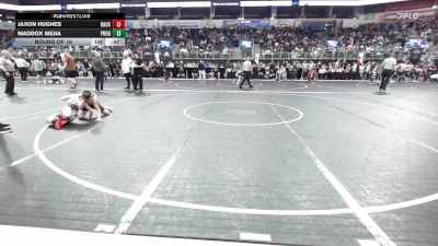 85 lbs Round Of 16 - Jaxon Hughes, Backyard Brawlers vs Maddox Mejia, Prodigy Elite Wrestling