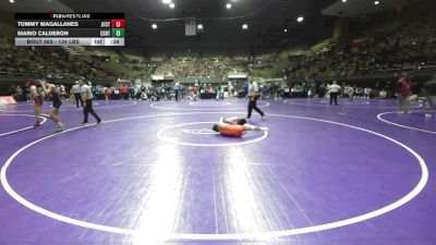 134 lbs Consi Of 16 #2 - Tommy Magallanes, Justin Garza vs Mario Calderon, Central