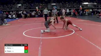 128 lbs Semifinal - Alex Iberg, PINnacle vs Braden Thom, LPGE-Browerville