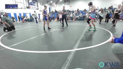 120 lbs Semifinal - Abram Atchley, Norman Grappling Club vs Landon Achziger, Choctaw Ironman Youth Wrestling