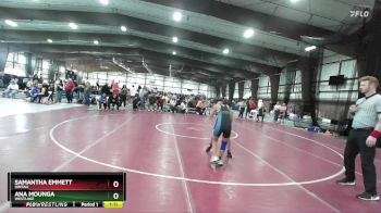 85 lbs Quarterfinal - Samantha Emmett, Uintah vs Ana Mounga, Westlake