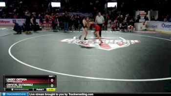 Girls 115 lbs Cons. Round 2 - Crystal Gutierrez, Hermiston (Girls) vs Linsey Ortega, Toppenish (Girls)