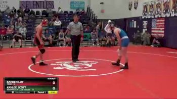 116 lbs Round 1 (6 Team) - Kaylee Scott, Washington Courthouse vs Kayden Loy, Triad