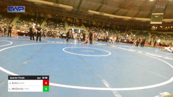 119 lbs Quarterfinal - Logan FLOWER, Broken Arrow Wrestling Club vs Ethan Gregory, Grove Takedown Club