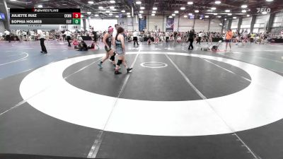 120 lbs Rr Rnd 3 - Juliette Ruiz, CKWA vs Sophia Holmes, Elite NJ Black