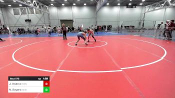 130A lbs 7th Place - Jacob Inserra, Rednose vs Nathan Sayers, Doughboy