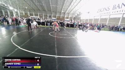 165 lbs Cons. Round 1 - Wayne Cortina, CA vs Andrew Gomez, CA