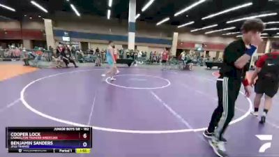 182 lbs Semifinal - Cooper Lock, Carrollton Thunder Wrestling vs Benjamin Sanders, Jflo Trained