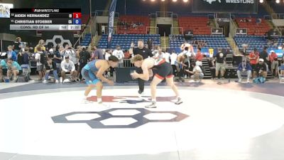 165 lbs Cons. Rd Of 64 - Aiden Hernandez, Idaho vs Christian Stoeber, California
